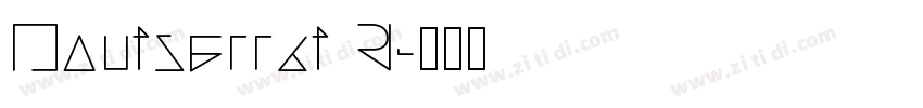 Montserrat R字体转换